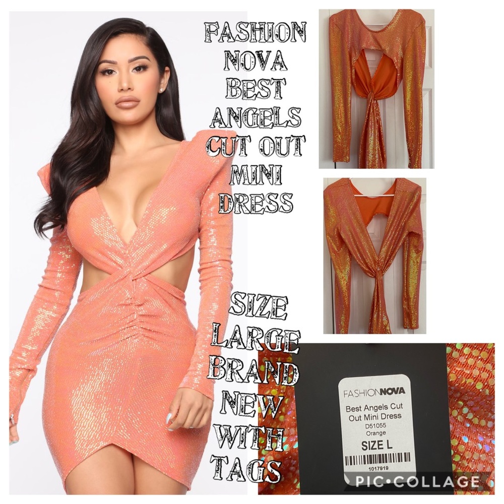 Fashion Nova Best Angels Mini Cutout Dress